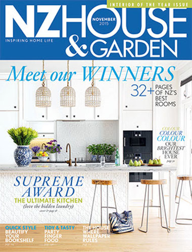 Design Spec Interior Design in the media 2015 NZ House & Garden Magazine